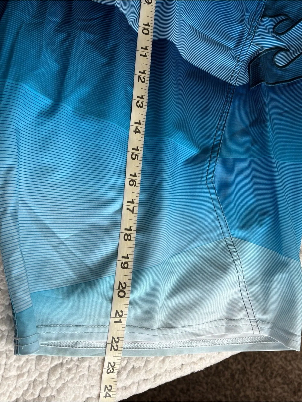 Billabong Men's Blue Gradient Boardshorts sz 38